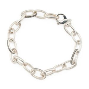 NWT $2995 Ippolita Diamond Silver Chain Bracelet